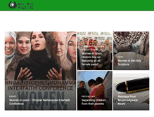 Tablet Screenshot of muslims4peace.org